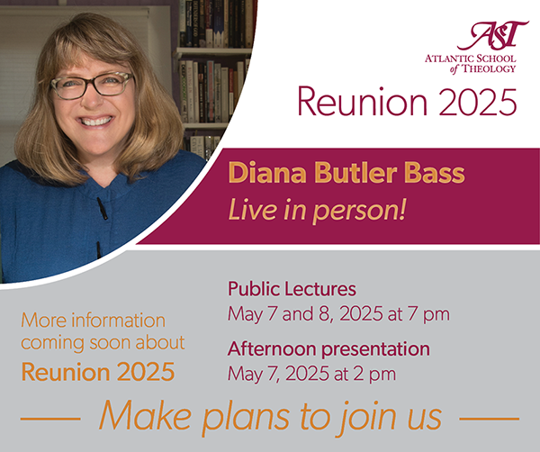 An ad for events featuring Diana Butler Bass